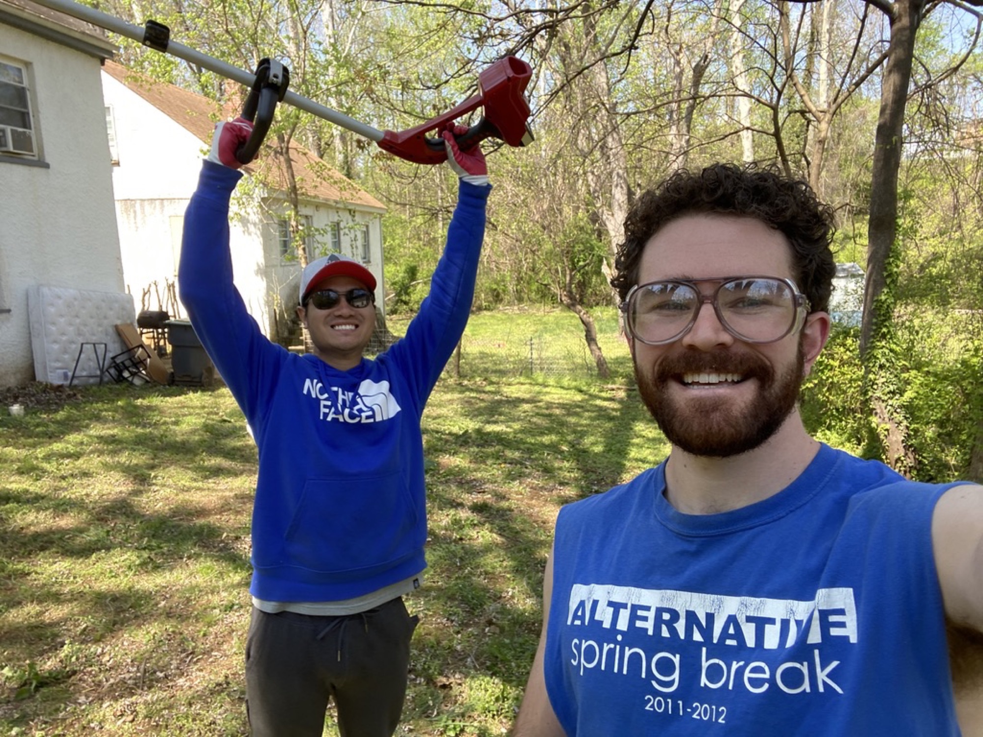 Guiming Xiao and Nate Brown, COVID-era service