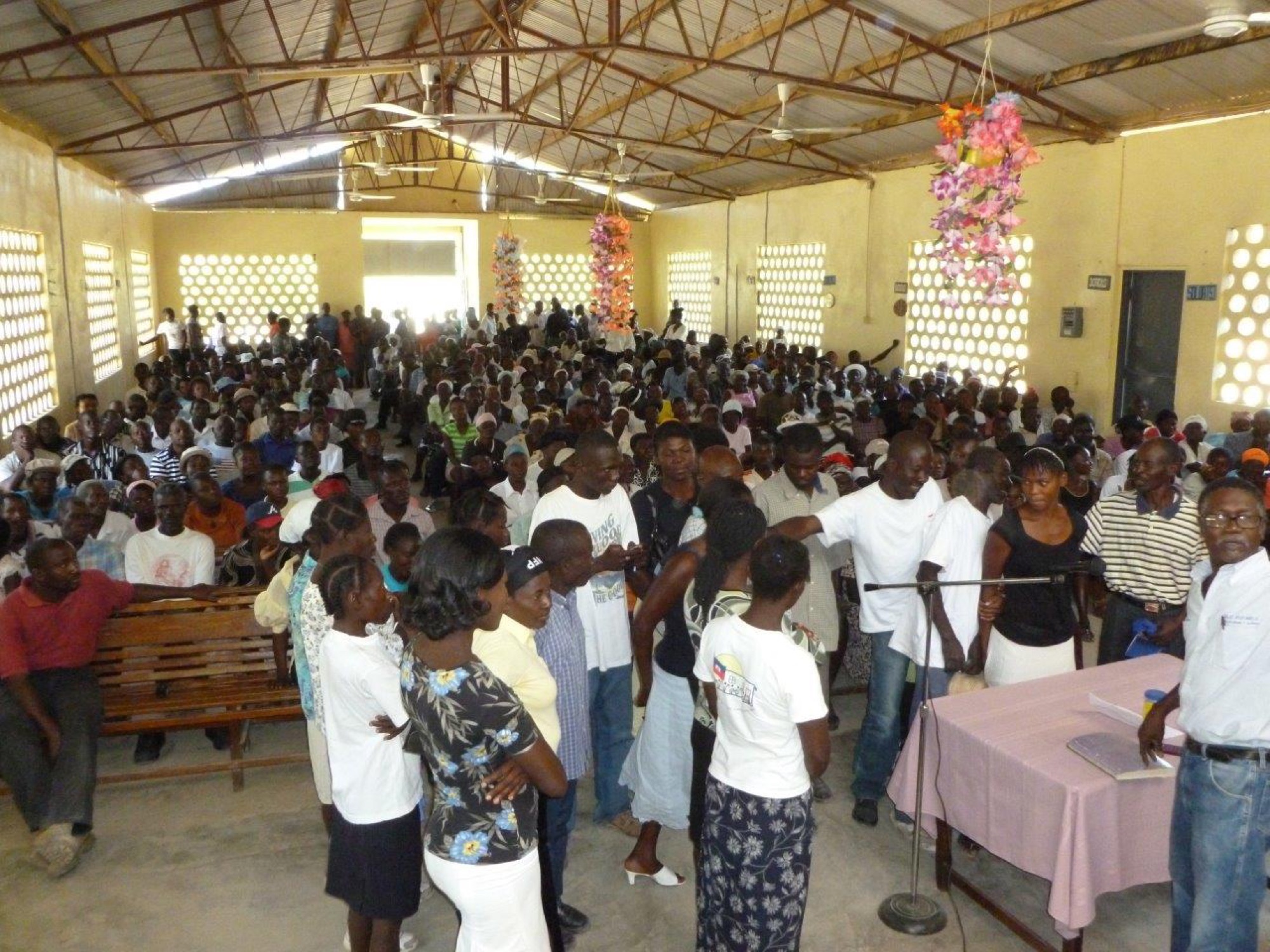 A church in Haiti