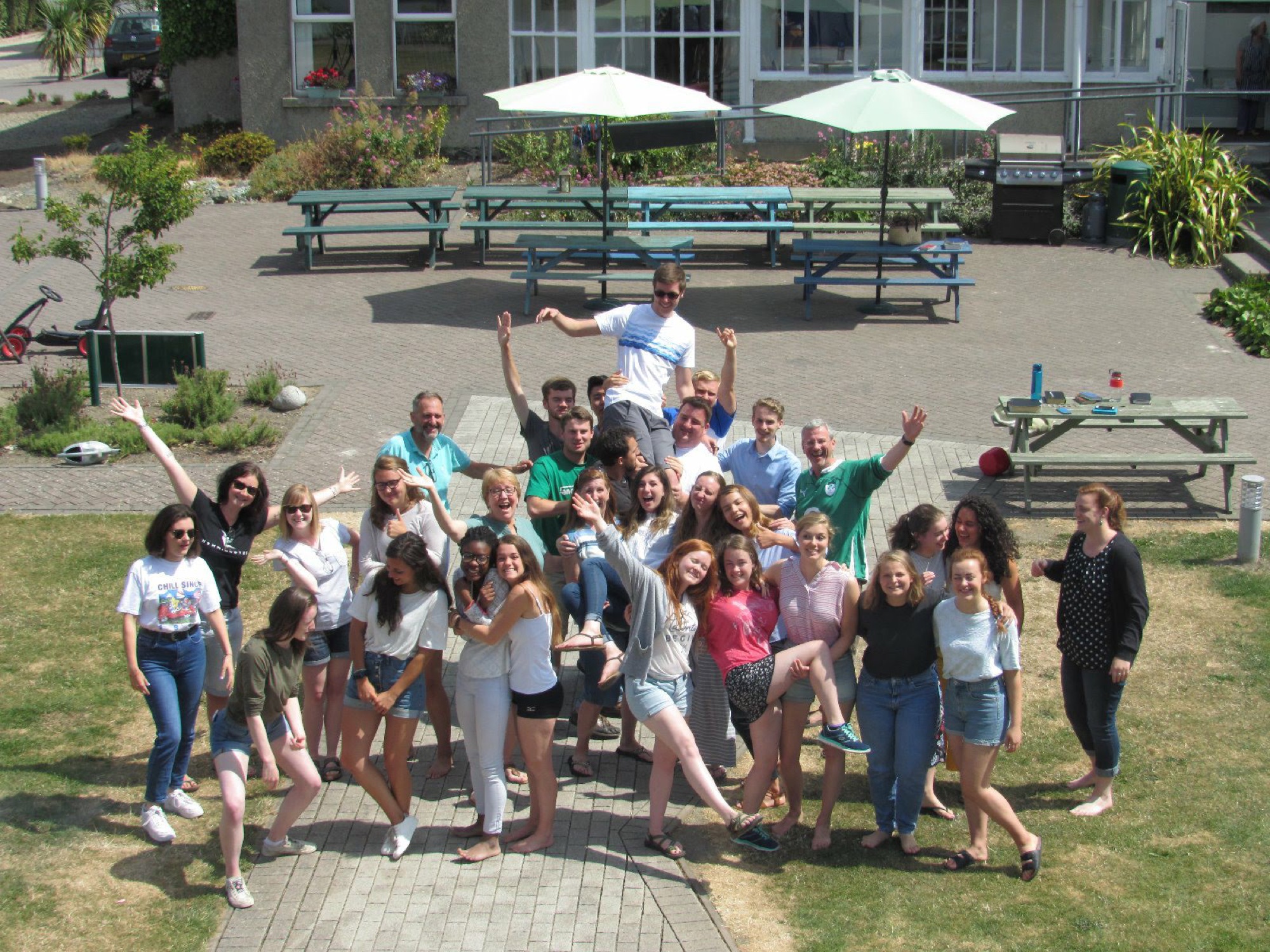 Irish and American summer interns