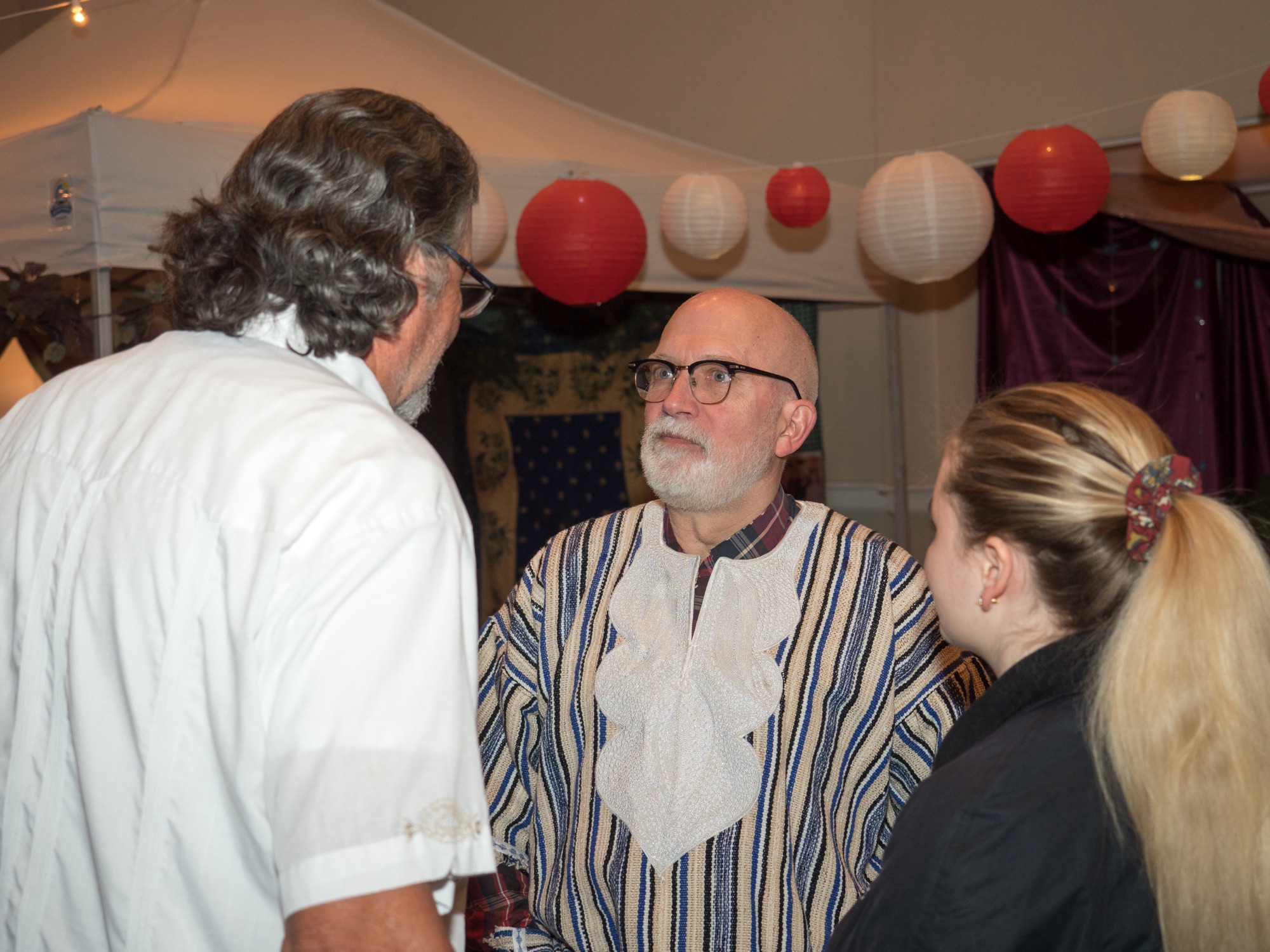 Pastor Wade in cultural dress at Taste and See