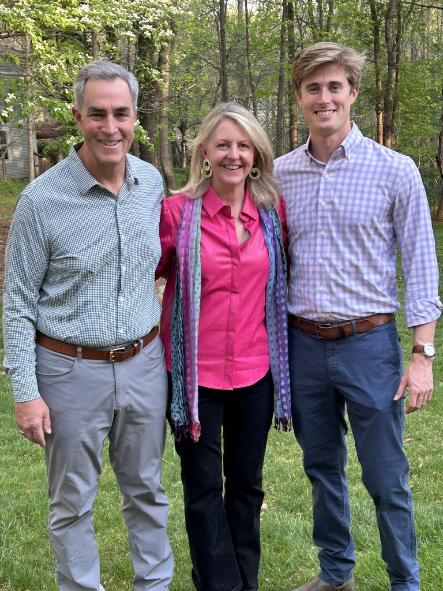 Frank and Nancy Berry with James, one of their Fellows.