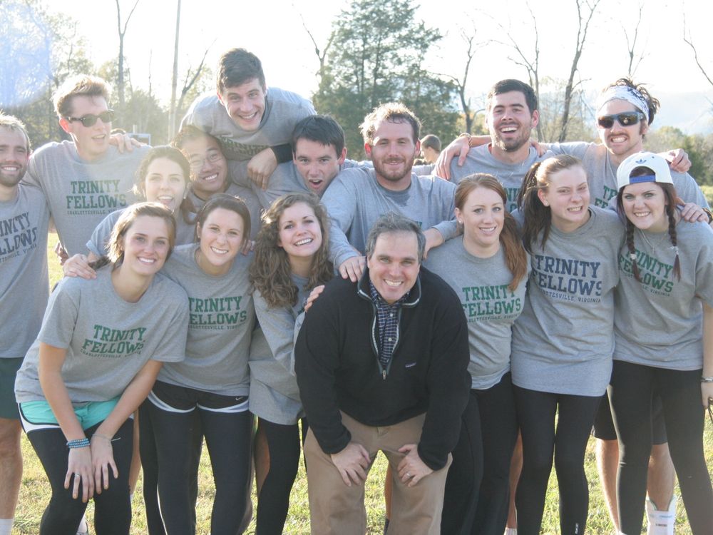 Trinity Fellows gather for a group photo.